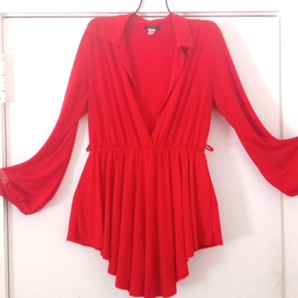 RED EVENING DRESS